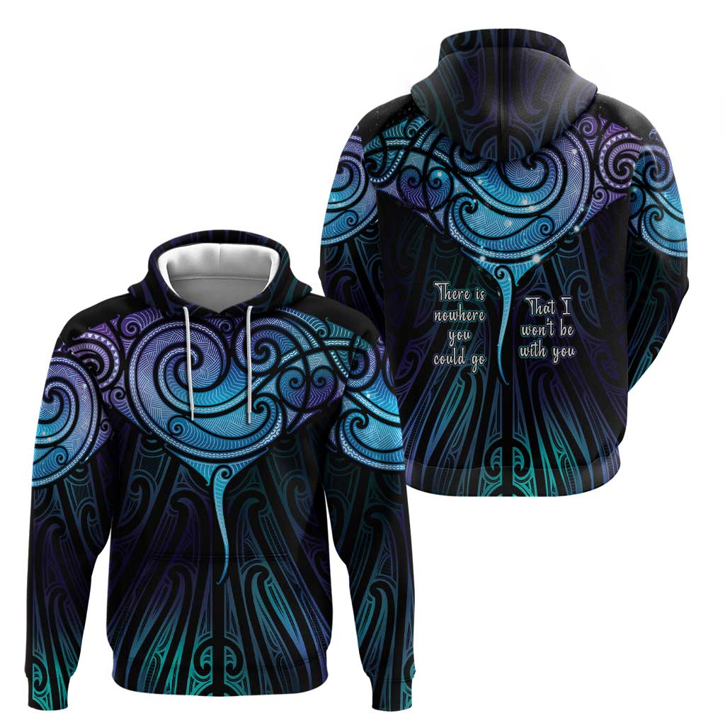Aotearoa Maori Te Whai Rahi Hoodie Tala - Nowhere You Could Go That I Won't Be With You - Polynesian Pride