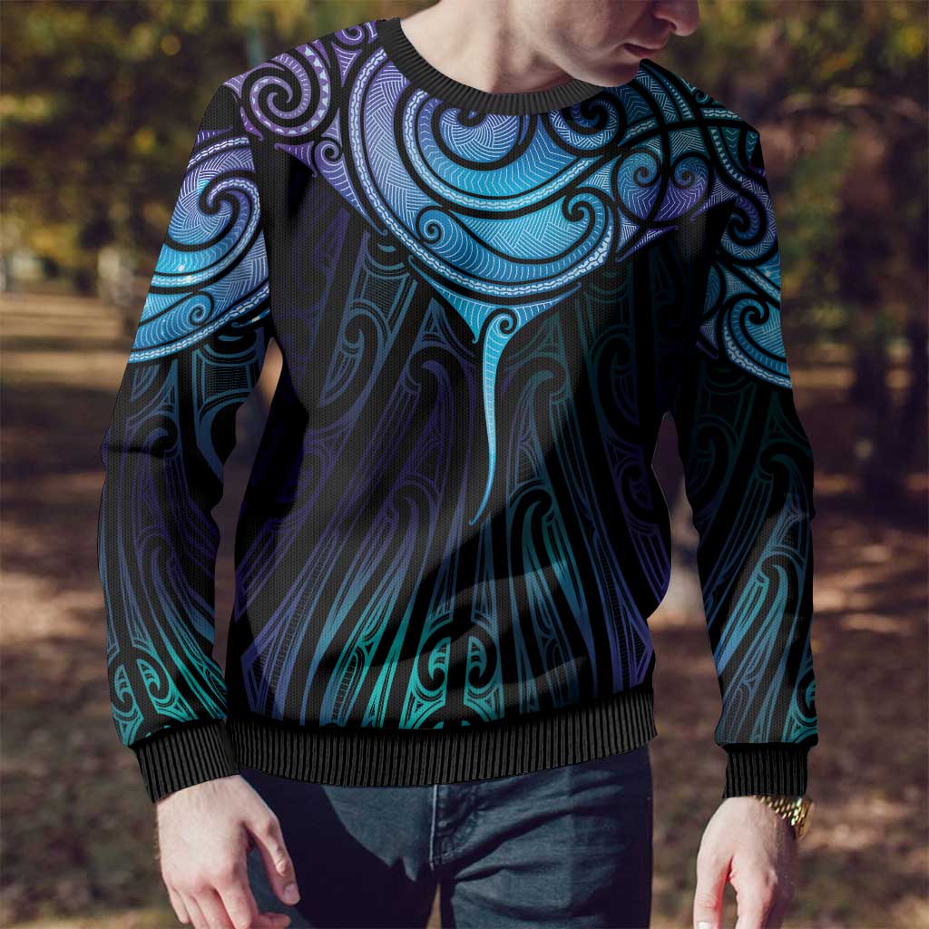 Aotearoa Maori Te Whai Rahi Ugly Christmas Sweater Tala - Nowhere You Could Go That I Won't Be With You - Polynesian Pride