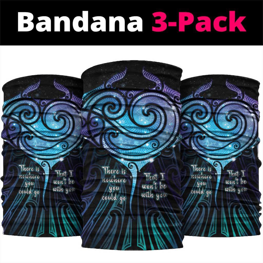 Aotearoa Maori Te Whai Rahi Neck Gaiter Tala - Nowhere You Could Go That I Won't Be With You - Polynesian Pride