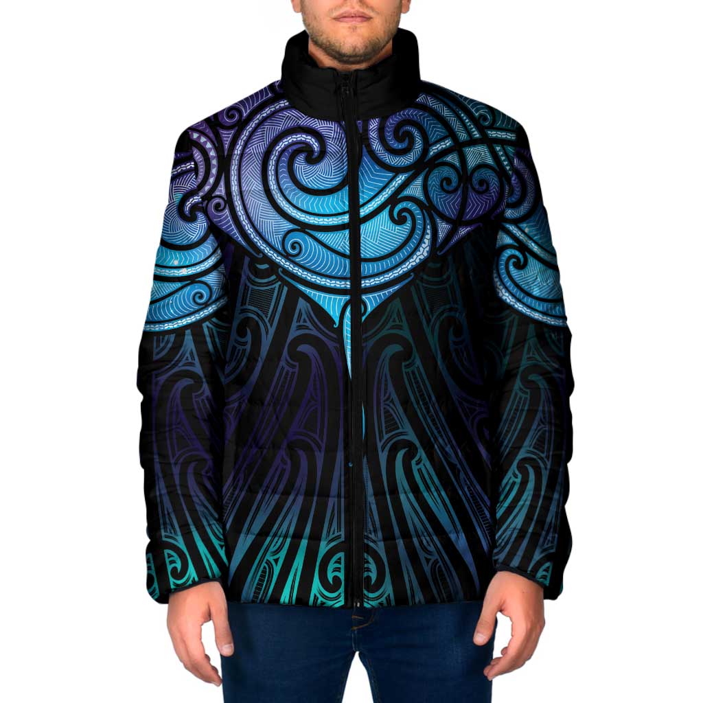 Aotearoa Maori Te Whai Rahi Padded Jacket Tala - Nowhere You Could Go That I Won't Be With You - Polynesian Pride