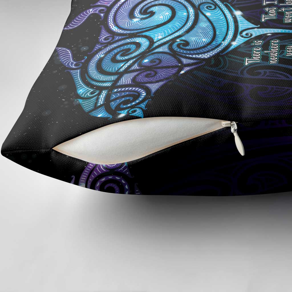 Aotearoa Maori Te Whai Rahi Pillow Cover Tala - Nowhere You Could Go That I Won't Be With You - Polynesian Pride