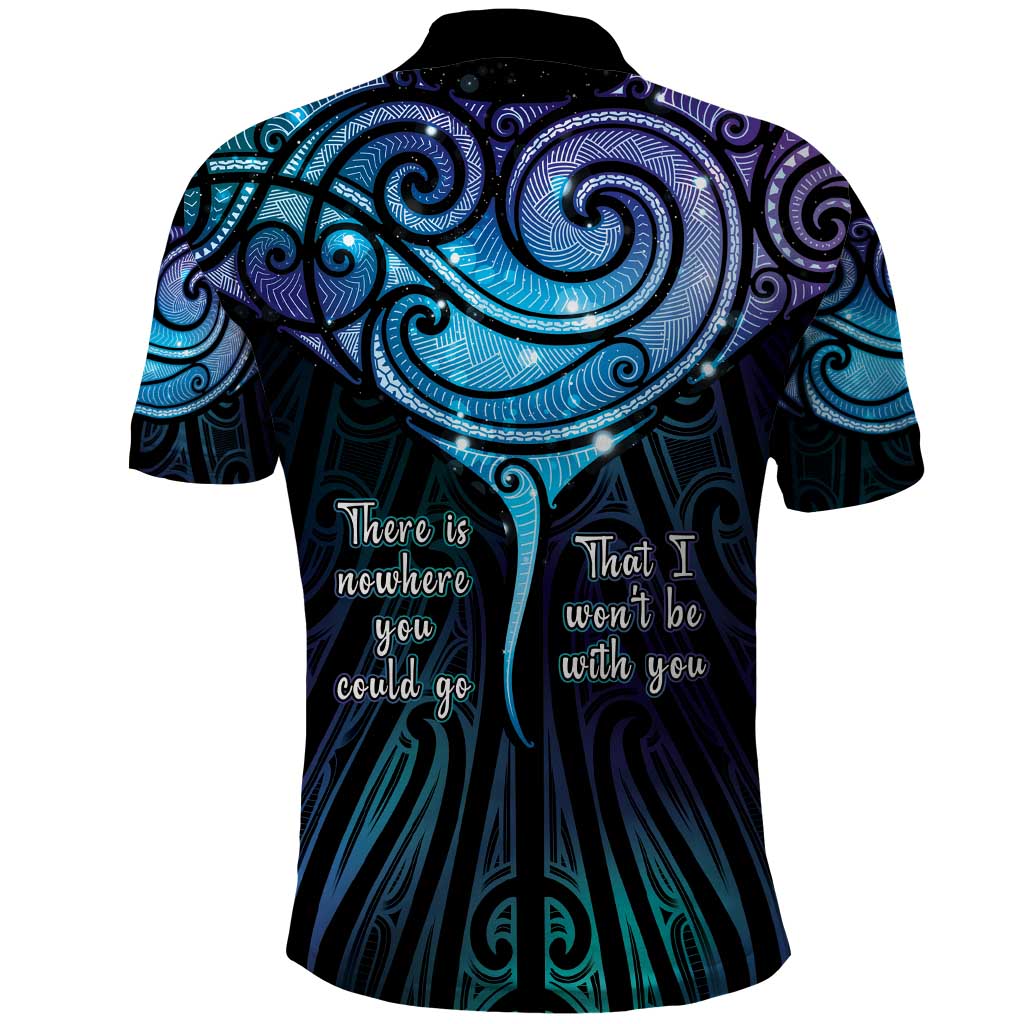 Aotearoa Maori Te Whai Rahi Polo Shirt Tala - Nowhere You Could Go That I Won't Be With You - Polynesian Pride