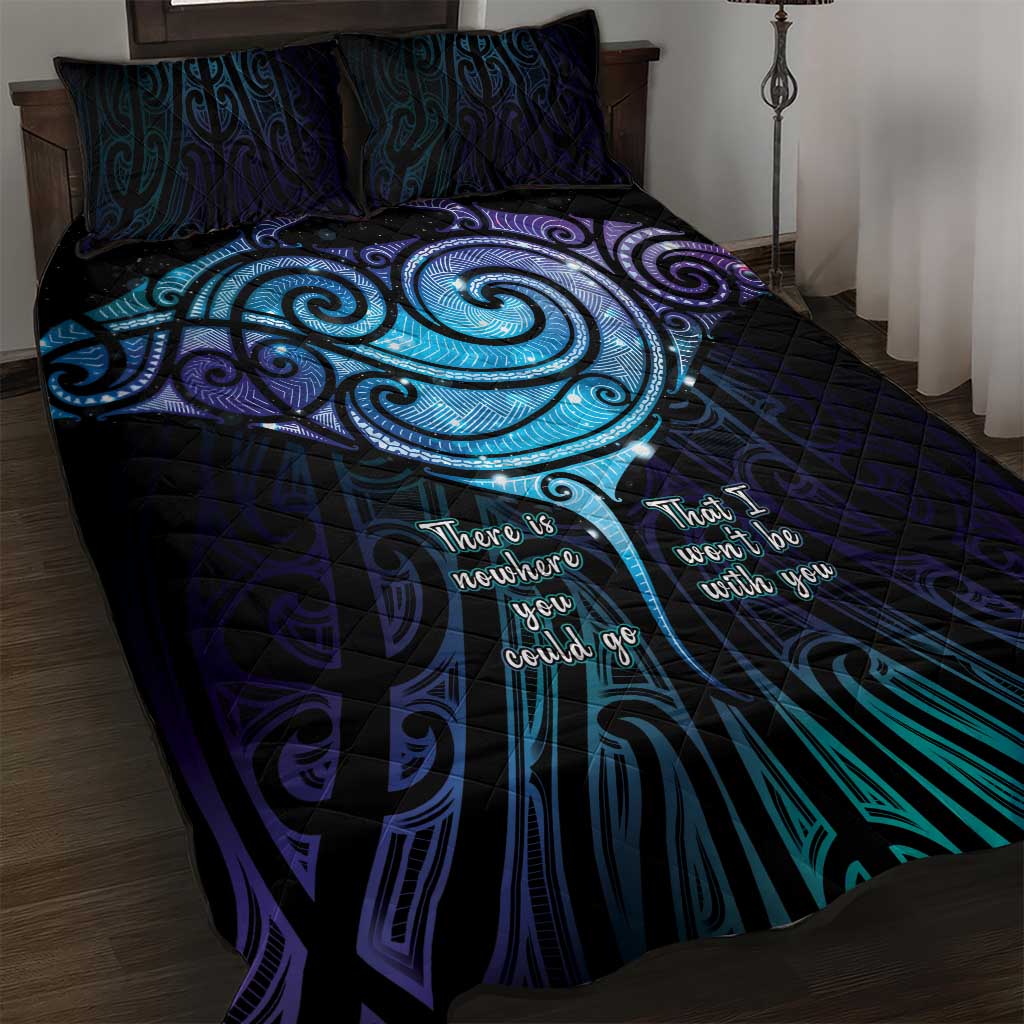 Aotearoa Maori Te Whai Rahi Quilt Bed Set Tala - Nowhere You Could Go That I Won't Be With You - Polynesian Pride