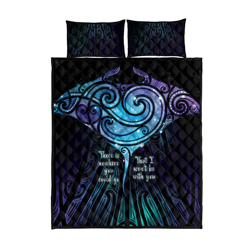 Aotearoa Maori Te Whai Rahi Quilt Bed Set Tala - Nowhere You Could Go That I Won't Be With You - Polynesian Pride