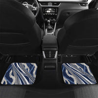 Polynesian Puakeniken Pikake Twisted Lei Car Mats Navy Blue - Polynesian Pride