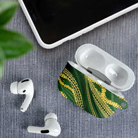Polynesian Puakeniken Pikake Twisted Lei AirPods Case Emerald - Polynesian Pride