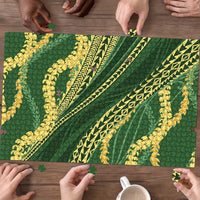 Polynesian Puakeniken Pikake Twisted Lei Puzzle Emerald - Polynesian Pride