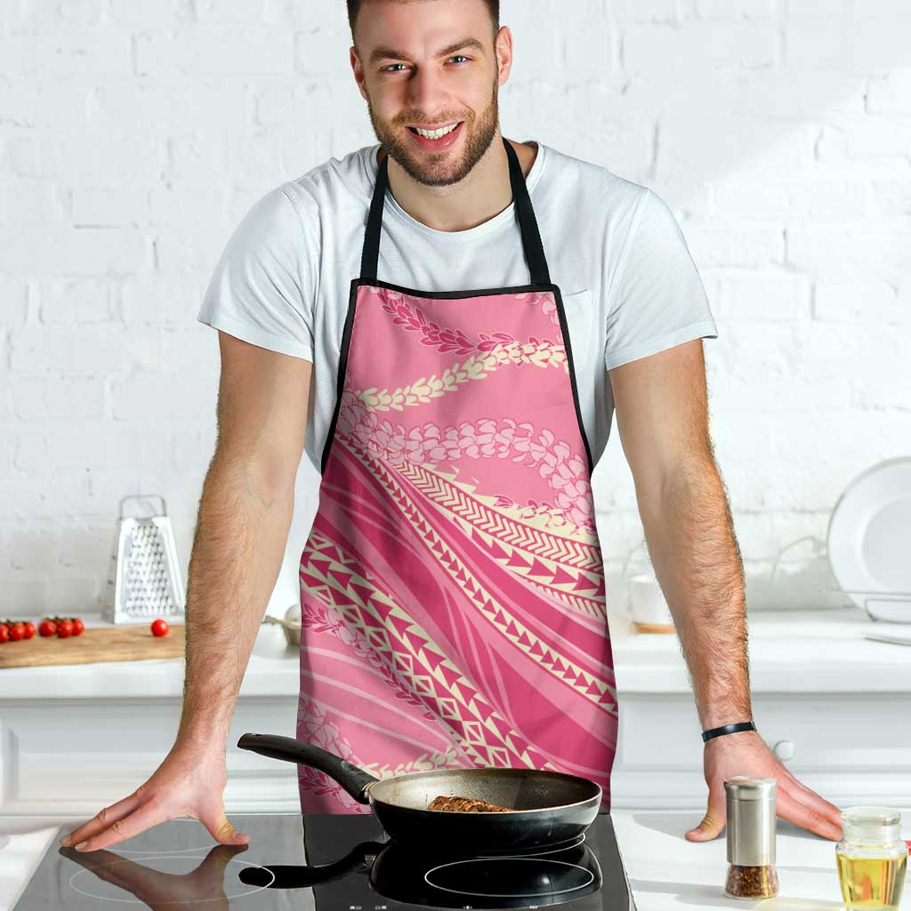 Polynesian Puakeniken Pikake Twisted Lei Apron Rose Pink - Polynesian Pride