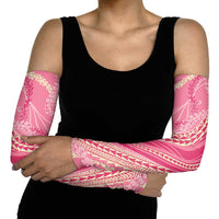 Polynesian Puakeniken Pikake Twisted Lei Arm Sleeves Rose Pink - Polynesian Pride