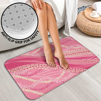 Polynesian Puakeniken Pikake Twisted Lei Bathroom Set Rose Pink - Polynesian Pride