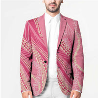 Polynesian Puakeniken Pikake Twisted Lei Blazer Rose Pink - Polynesian Pride