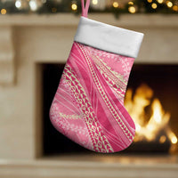 Polynesian Puakeniken Pikake Twisted Lei Christmas Stocking Rose Pink - Polynesian Pride