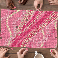 Polynesian Puakeniken Pikake Twisted Lei Puzzle Rose Pink - Polynesian Pride