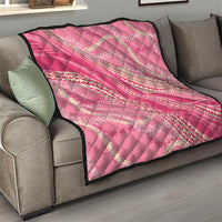 Polynesian Puakeniken Pikake Twisted Lei Quilt Rose Pink - Polynesian Pride