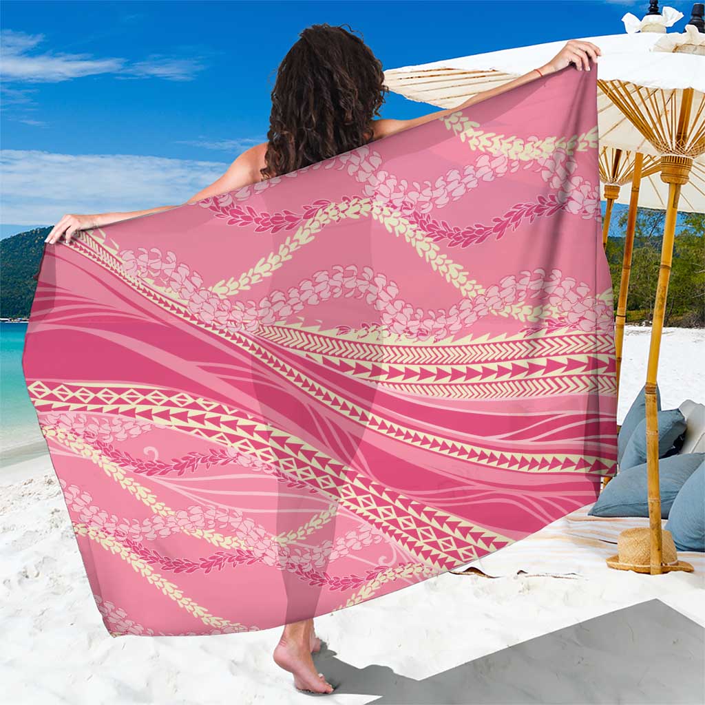 Polynesian Puakeniken Pikake Twisted Lei Sarong Rose Pink - Polynesian Pride