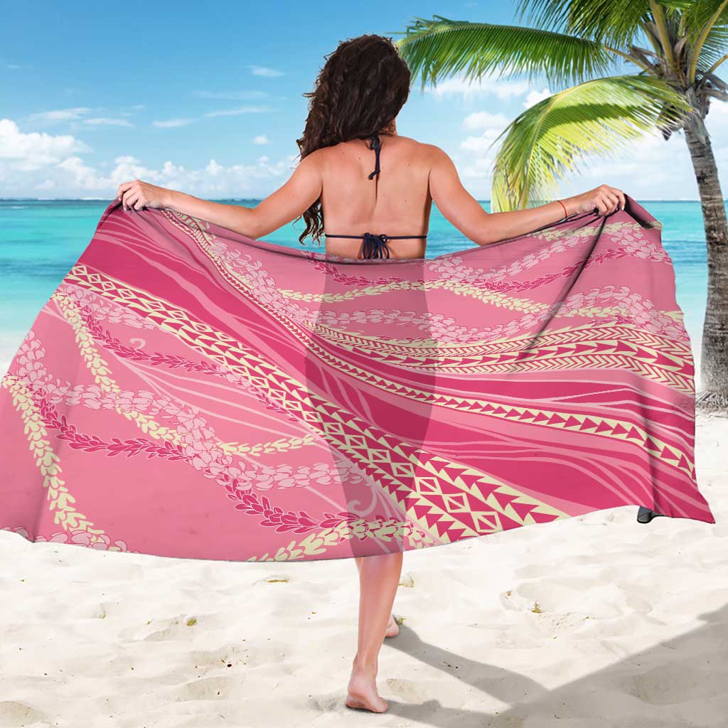 Polynesian Puakeniken Pikake Twisted Lei Sarong Rose Pink - Polynesian Pride