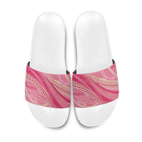 Polynesian Puakeniken Pikake Twisted Lei Slide Sandals Rose Pink - Polynesian Pride