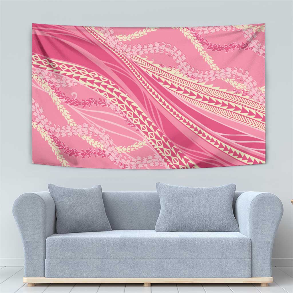 Polynesian Puakeniken Pikake Twisted Lei Tapestry Rose Pink - Polynesian Pride