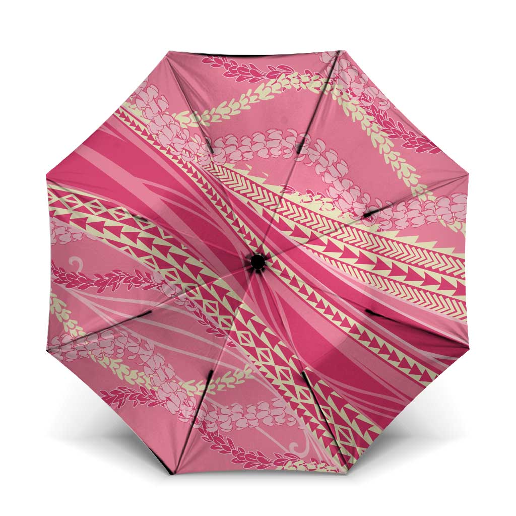 Polynesian Puakeniken Pikake Twisted Lei Umbrella Rose Pink - Polynesian Pride