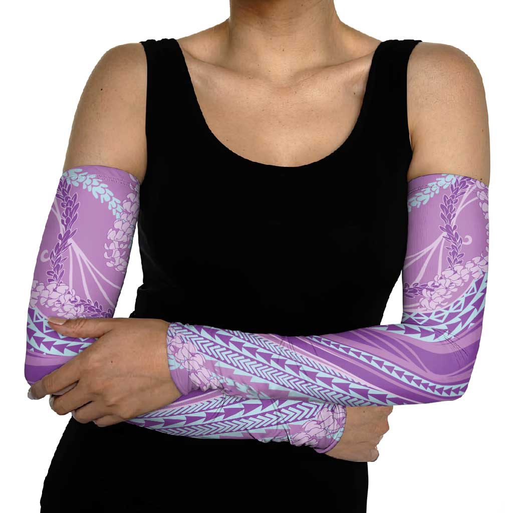 Polynesian Puakeniken Pikake Twisted Lei Arm Sleeves Amethys - Polynesian Pride