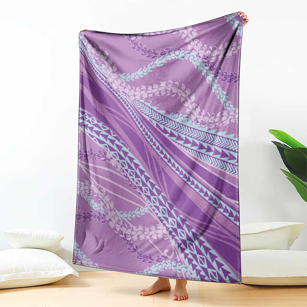 Polynesian Puakeniken Pikake Twisted Lei Blanket Amethys - Polynesian Pride