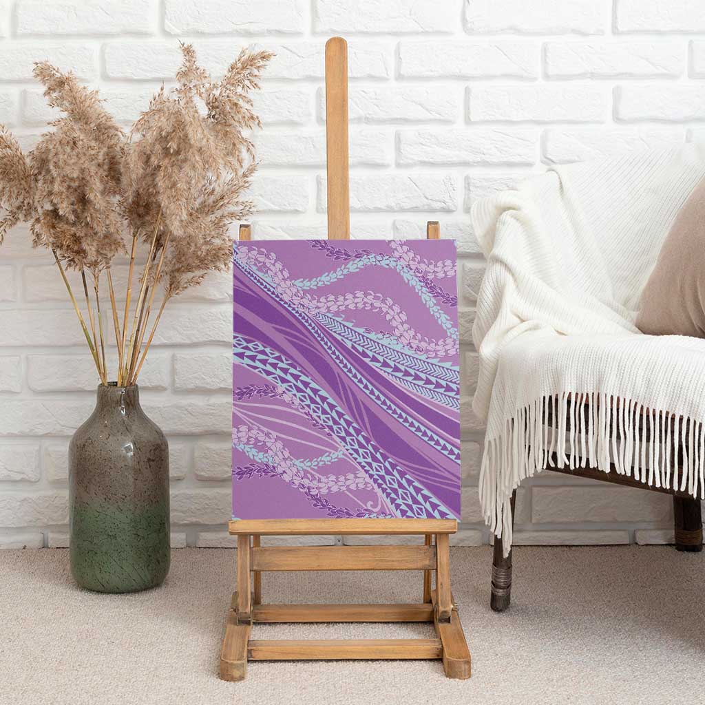 Polynesian Puakeniken Pikake Twisted Lei Canvas Wall Art Amethys - Polynesian Pride