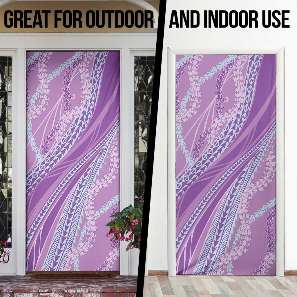 Polynesian Puakeniken Pikake Twisted Lei Door Cover Amethys - Polynesian Pride