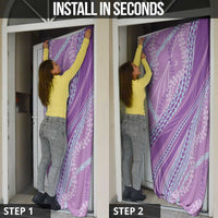 Polynesian Puakeniken Pikake Twisted Lei Door Cover Amethys - Polynesian Pride