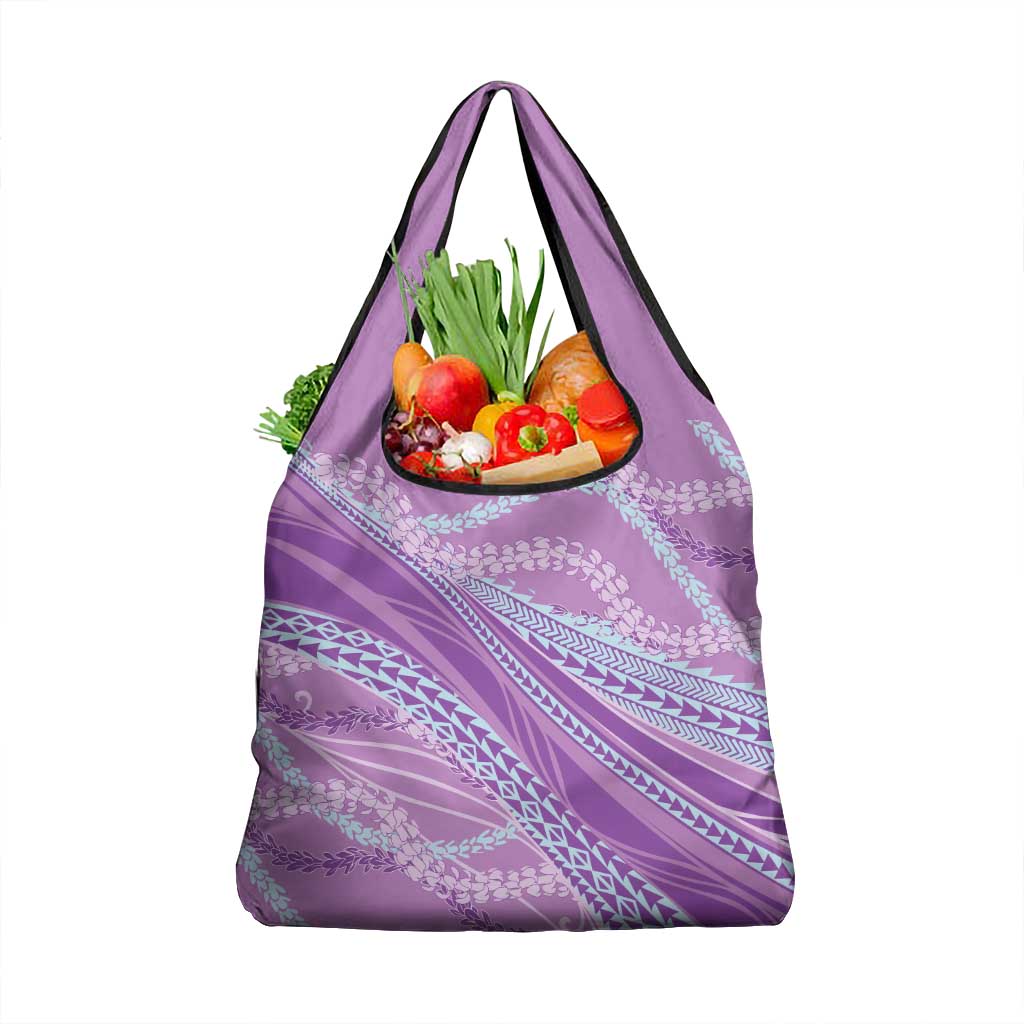 Polynesian Puakeniken Pikake Twisted Lei Grocery Bag Amethys - Polynesian Pride
