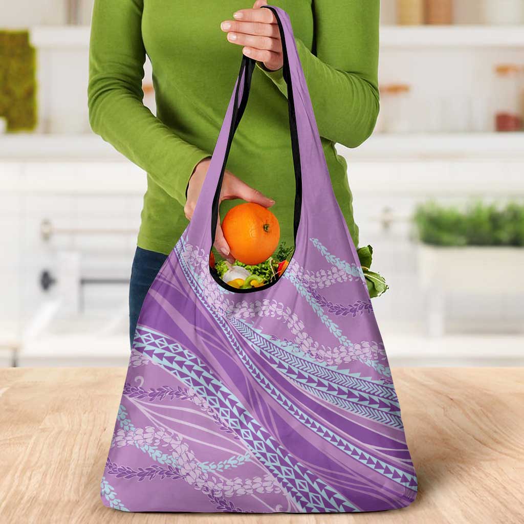 Polynesian Puakeniken Pikake Twisted Lei Grocery Bag Amethys - Polynesian Pride