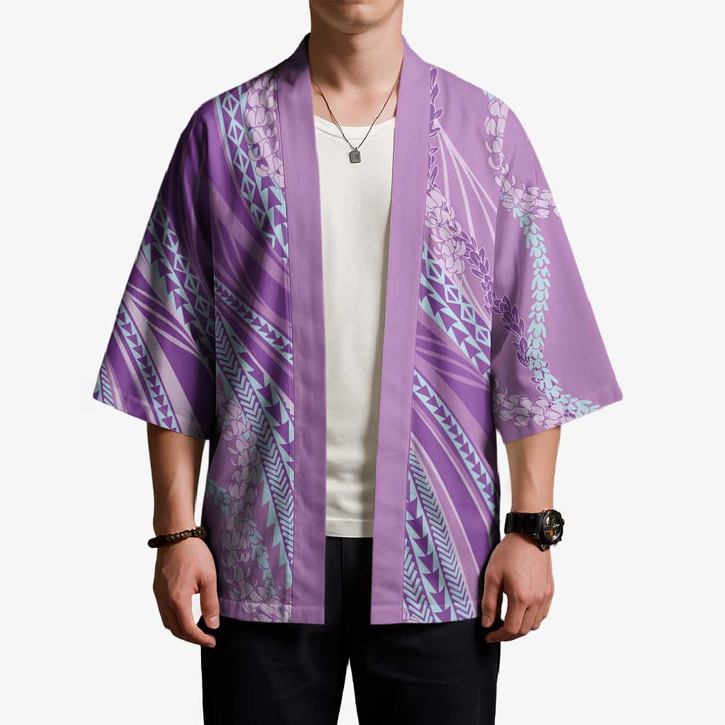 Polynesian Puakeniken Pikake Twisted Lei Kimono Amethys - Polynesian Pride