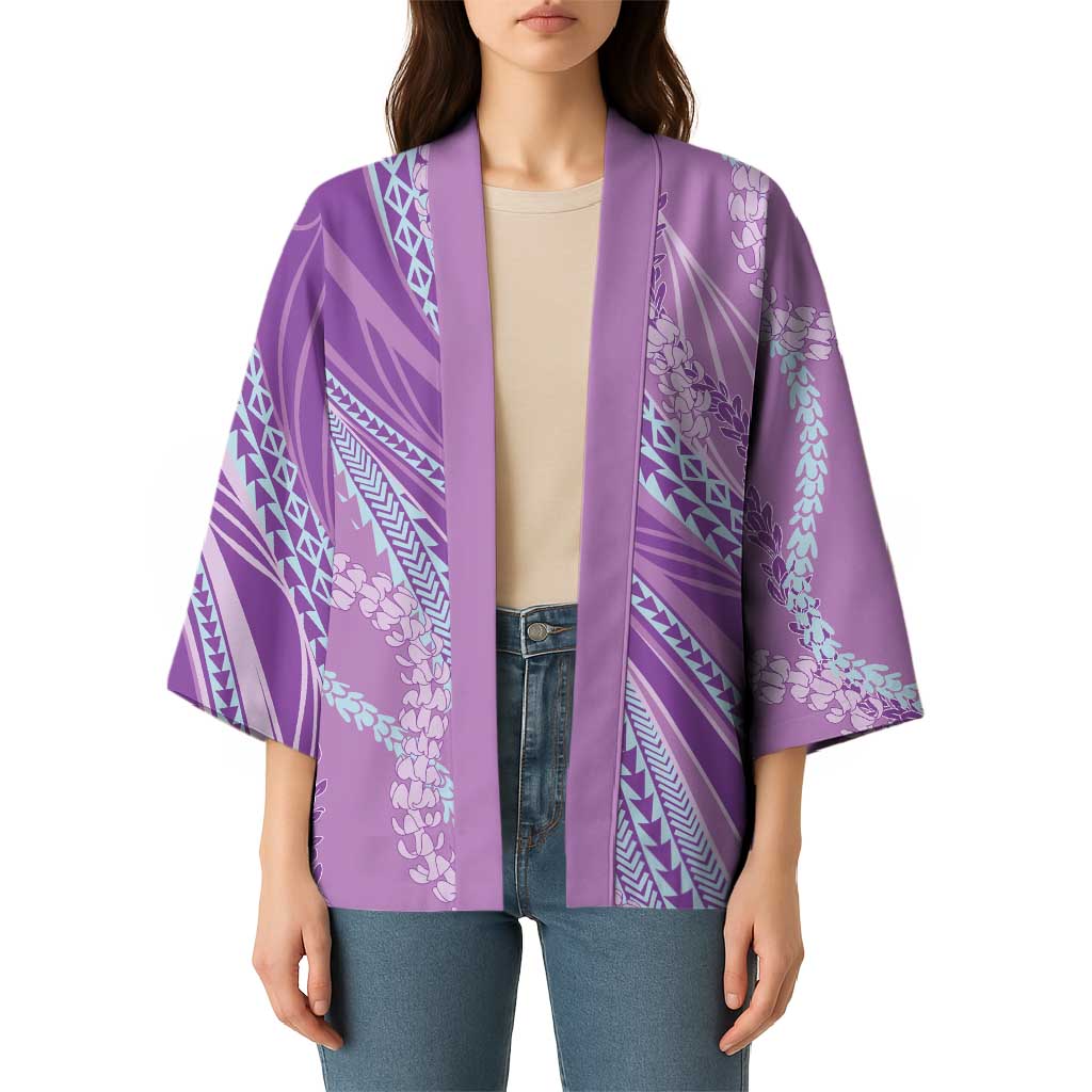 Polynesian Puakeniken Pikake Twisted Lei Kimono Amethys - Polynesian Pride