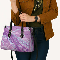Polynesian Puakeniken Pikake Twisted Lei Leather Bag Amethys - Polynesian Pride