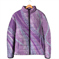 Polynesian Puakeniken Pikake Twisted Lei Padded Jacket Amethys - Polynesian Pride