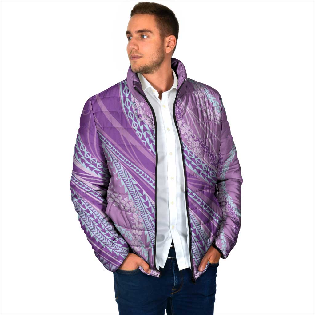 Polynesian Puakeniken Pikake Twisted Lei Padded Jacket Amethys - Polynesian Pride