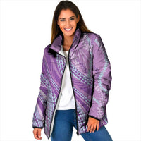 Polynesian Puakeniken Pikake Twisted Lei Padded Jacket Amethys - Polynesian Pride