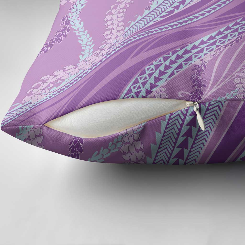 Polynesian Puakeniken Pikake Twisted Lei Pillow Cover Amethys - Polynesian Pride