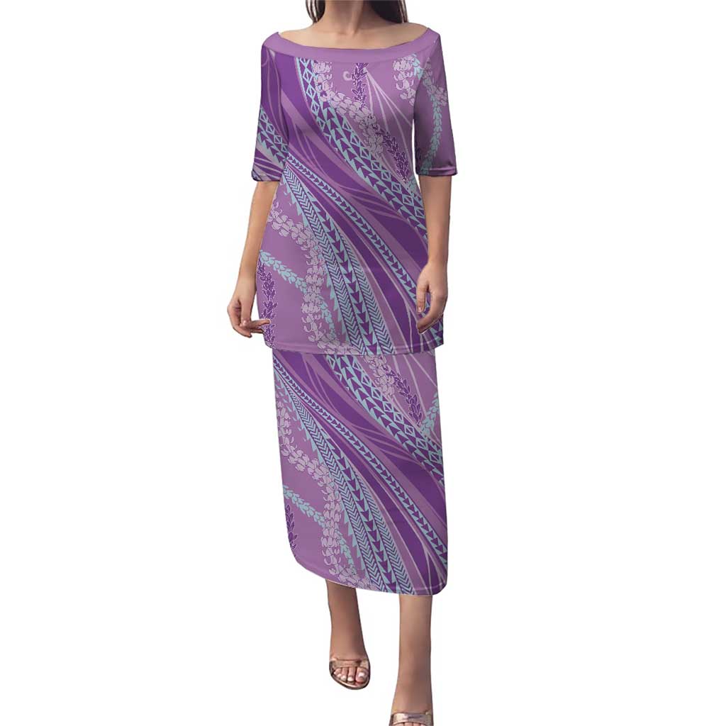 Polynesian Puakeniken Pikake Twisted Lei Puletasi Amethys - Polynesian Pride