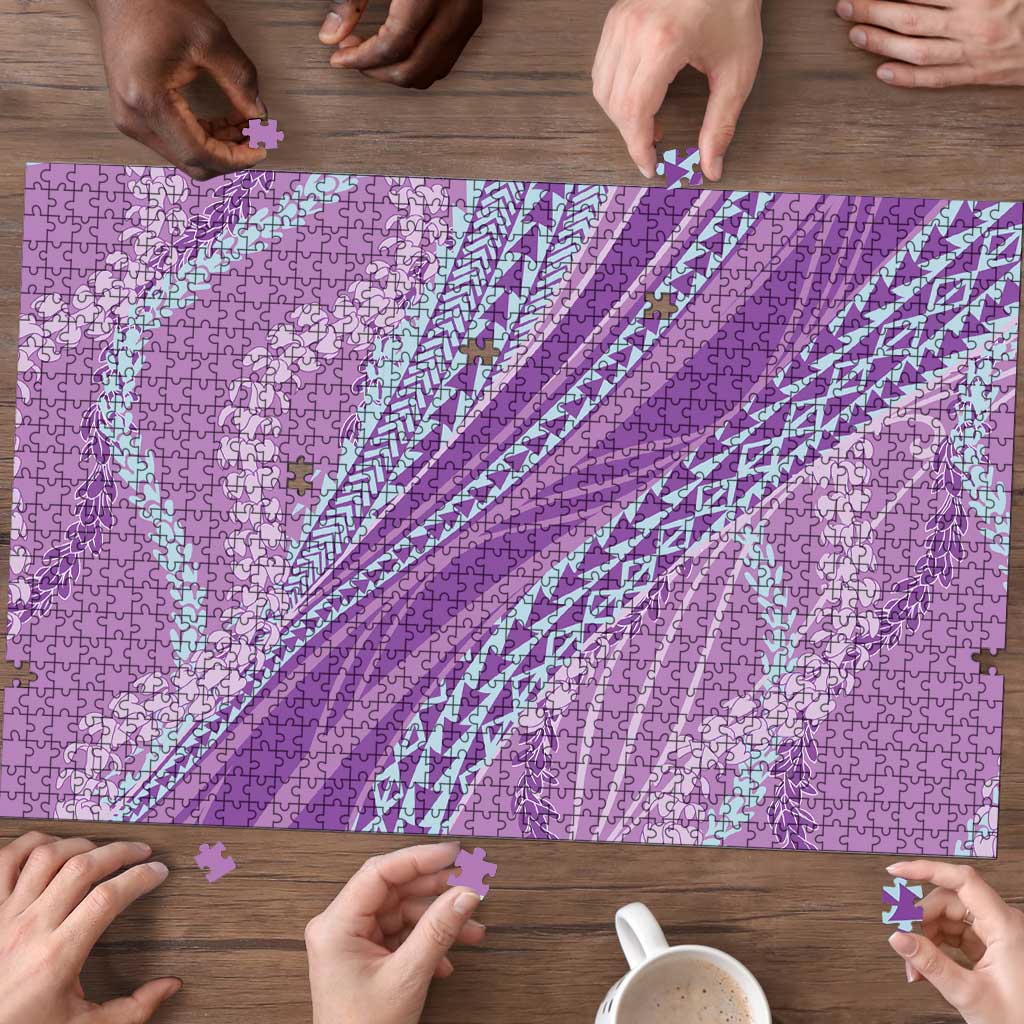 Polynesian Puakeniken Pikake Twisted Lei Puzzle Amethys - Polynesian Pride