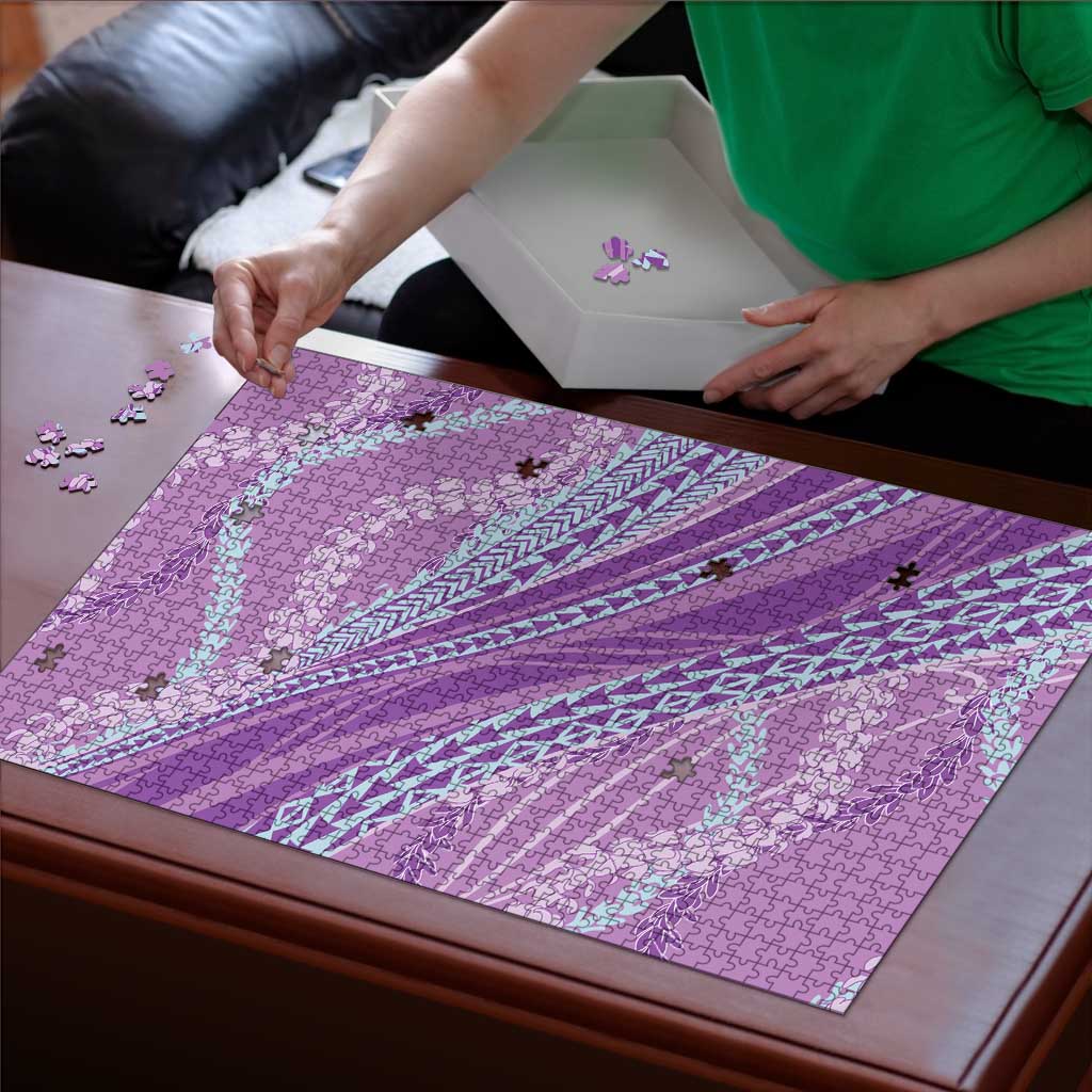 Polynesian Puakeniken Pikake Twisted Lei Puzzle Amethys - Polynesian Pride