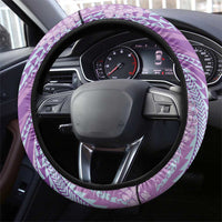 Polynesian Puakeniken Pikake Twisted Lei Steering Wheel Cover Amethys - Polynesian Pride