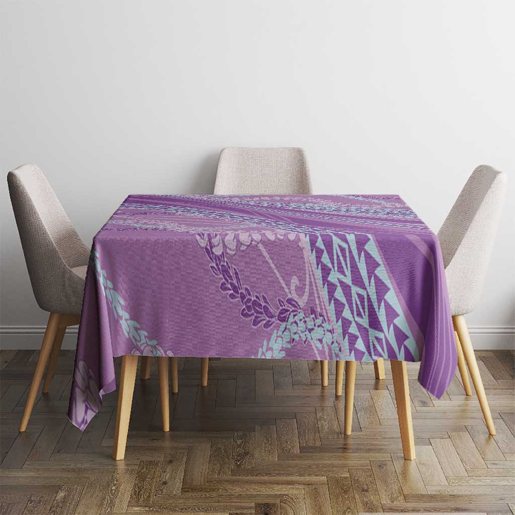 Polynesian Puakeniken Pikake Twisted Lei Tablecloth Amethys - Polynesian Pride