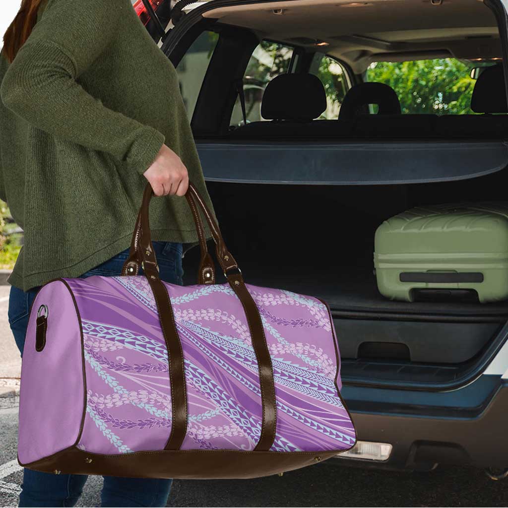 Polynesian Puakeniken Pikake Twisted Lei Travel Bag Amethys - Polynesian Pride