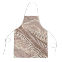 Polynesian Puakeniken Pikake Twisted Lei Apron Beige - Polynesian Pride