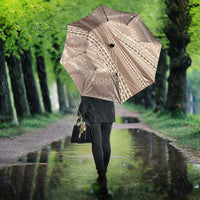 Polynesian Puakeniken Pikake Twisted Lei Umbrella Beige - Polynesian Pride