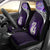 Personalised New Zealand Maori Car Seat Cover Manaia Paua Shell Purple LT7 - Polynesian Pride