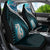 Personalised New Zealand Maori Car Seat Cover Manaia Paua Shell Turquoise LT7 - Polynesian Pride