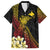 Personalized Papua New Guinea Family Matching Off Shoulder Maxi Dress and Hawaiian Shirt Kundu Drum Carving Motifs