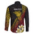 Personalized Papua New Guinea Family Matching Short Sleeve Bodycon Dress and Hawaiian Shirt Kundu Drum Carving Motifs