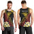 Personalized Papua New Guinea Men Tank Top Kundu Drum Carving Motifs